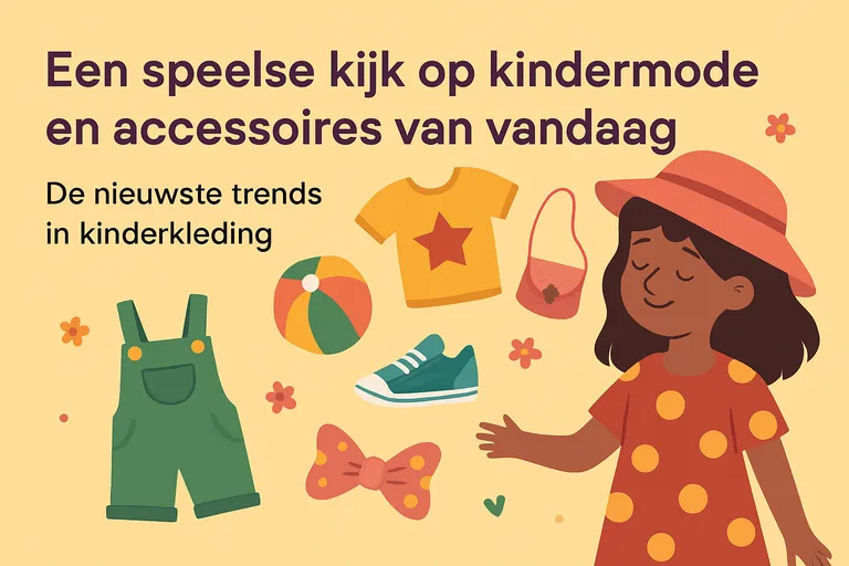 Een speelse kijk op kindermode en accessoires van vandaag